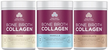 Jordan Rubins Bone Broth Collagen by Ancient Nutrition