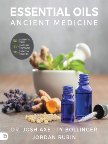 Ancient Nutrition Ancient Medicine Essential Oil Book by Josh Axe, Jordan Rubin and Ty Bollinger.  Book