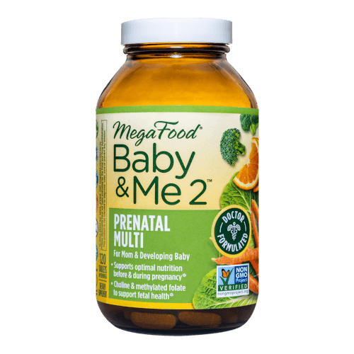 MegaFood Baby and Me 2  120 Tablets 2 Daily