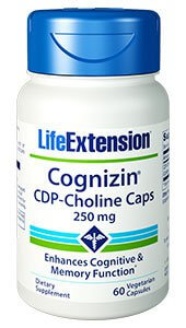 Life Extension Cognizin CDP Choline  250 mg 60 Capsules