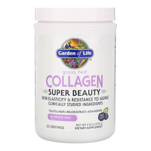Garden of Life Collagen Beauty Blueberry Acai 20 Servings Powder