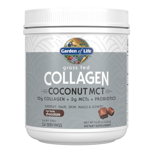 Garden of Life Collagen Coconut MCT Chocolate 24 Servings Powder