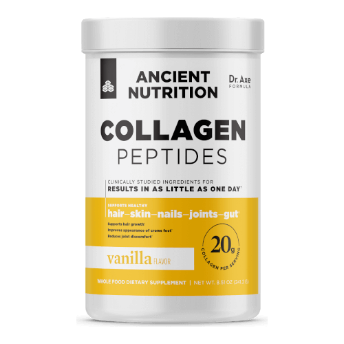 Ancient Nutrition Collagen Peptides Vanilla 12 Servings Powder