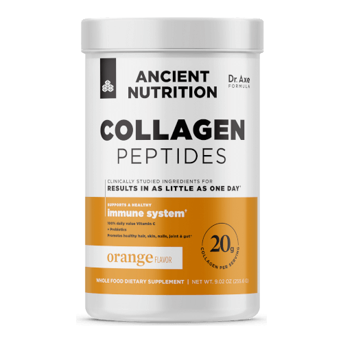 Ancient Nutrition Collagen Peptides Immune Orange 12 Servings Powder