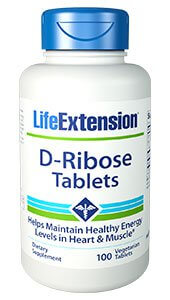 Life Extension D-Ribose  100 Veg Tablets