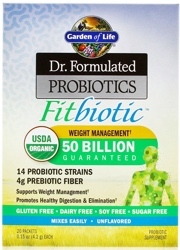 Garden of Life Dr Formulated Fitbiotic  20 packets Probiotic Powder