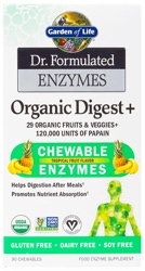 Garden of Life Dr Formulated Organic Digest  90 Chewable Tablets