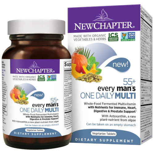 New Chapter Every Man One Daily 55 Plus  72 Tablets