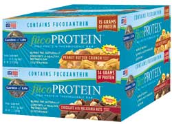 Garden of Life FucoProtein Bars  Peanut Butter Box of 12 Bars
