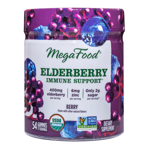 MegaFood Gummy Elderberry Immune Support  Berry 54 Gummies
