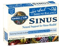 Garden of Life Immune Balance Sinus  60 Capsules