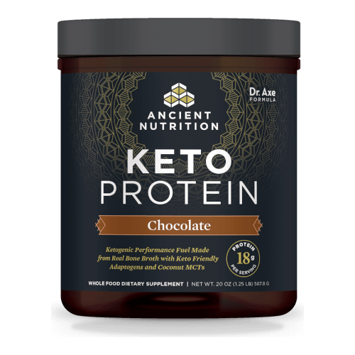 Ancient Nutrition KetoProtein Chocolate 17 Servings Powder