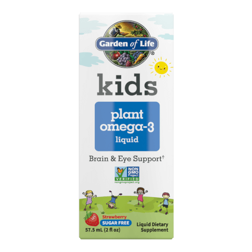 Garden of Life Kids Plant Omega 3 Strawberry 2 oz Liquid