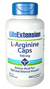 Life Extension L Arginine 700 mg 200 Capsules