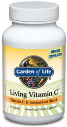 Garden of Life Living Vitamin C  60 Caplets