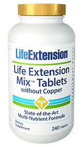 Life Extension Mix  Without Copper 240 Tablets