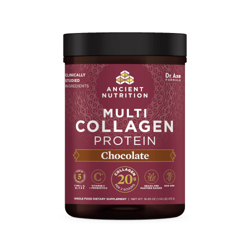 Ancient Nutrition Multi Collagen Protein Chocolate 45 Servings Powder