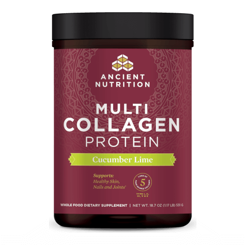 Ancient Nutrition Multi Collagen Protein Cucumber Lime 45 Servings Powder
