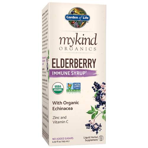 Garden of Life MyKind Organics Elderberry Immune Syrup  6.5 oz Liquid
