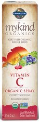 Garden of Life MyKind Organics Organic Amla Vitamin C  Cherry Tangerine 2 oz Spray