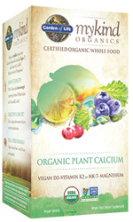 Garden of Life MyKind Organics Plant Calcium  180 Tablets