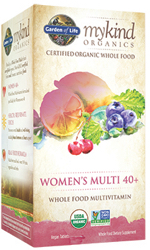 Garden of Life MyKind Organics Womens 40 Plus Multi  120 Tablets