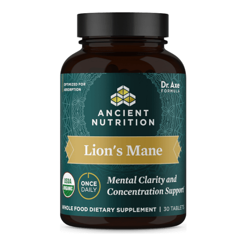 Ancient Nutrition Organic Lion's Mane Once Daily  30 Tablet