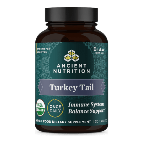 Ancient Nutrition Organic Turkey Tail  30 Tablet