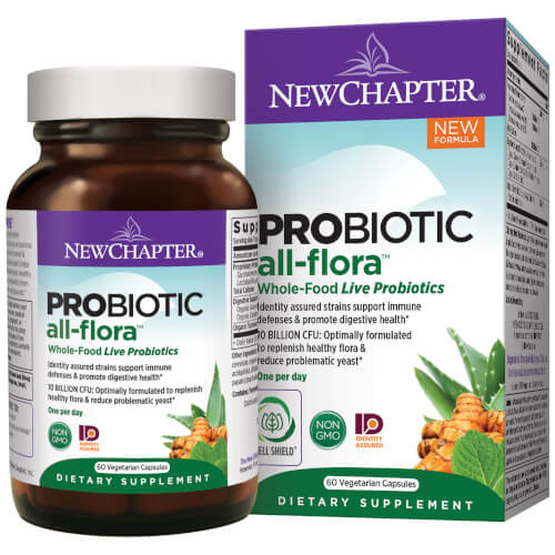 New Chapter Probiotic All Flora  60 Capsules