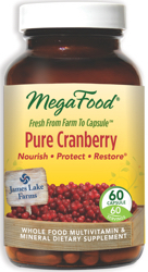MegaFood Pure Cranberry  60 Capsules