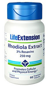 Life Extension Rhodiola Extract 250 mg 60 Capsules