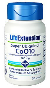 Life Extension Super Ubiquinol CoQ10   200 mg 30 Softgels