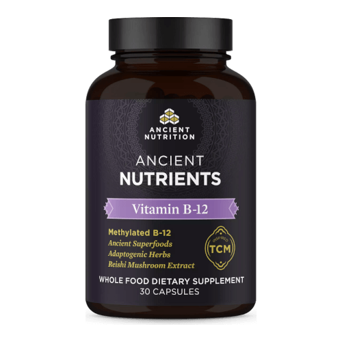 Ancient Nutrition Vitamin B 12  30 Capsules