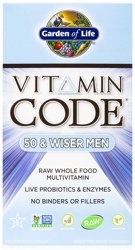 Garden of Life Vitamin Code Mens 50 and Wiser  240 Capsules