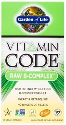 Garden of Life Vitamin Code Raw B Complex  120 Capsules