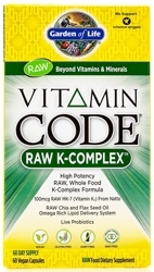 Garden of Life Vitamin Code RAW K Complex   60 Capsules