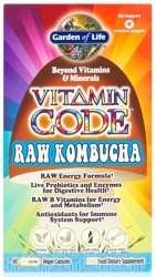 Garden of Life Vitamin Code Raw Kombucha  60 Capsules