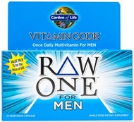 Garden of Life Vitamin Code Raw One for Men  75 Capsules