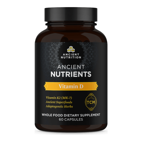 Ancient Nutrition Vitamin D3  60 Capsules