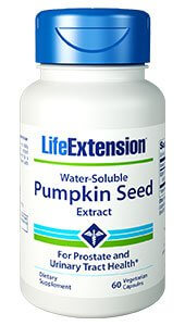 Life Extension Water Soluble Pumpkin Seed Extract  60 Capsules