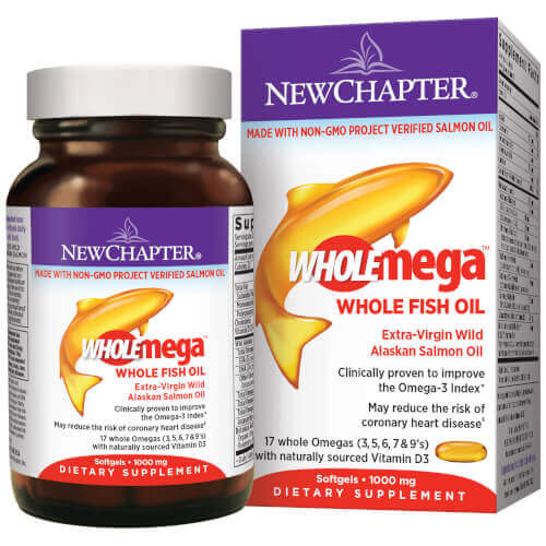 New Chapter Wholemega  1000 mg 60 Softgels