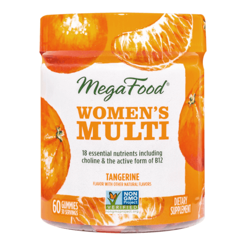 MegaFood Womens Multi Gummy Tangerine 60 Gummies