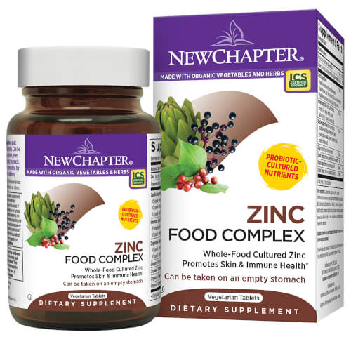 New Chapter Zinc Food Complex  60 Tablets